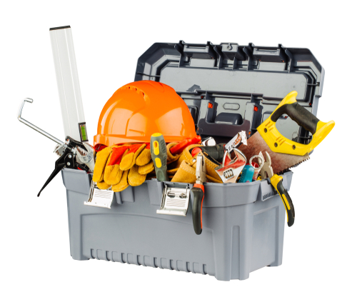 tool box with tools in it