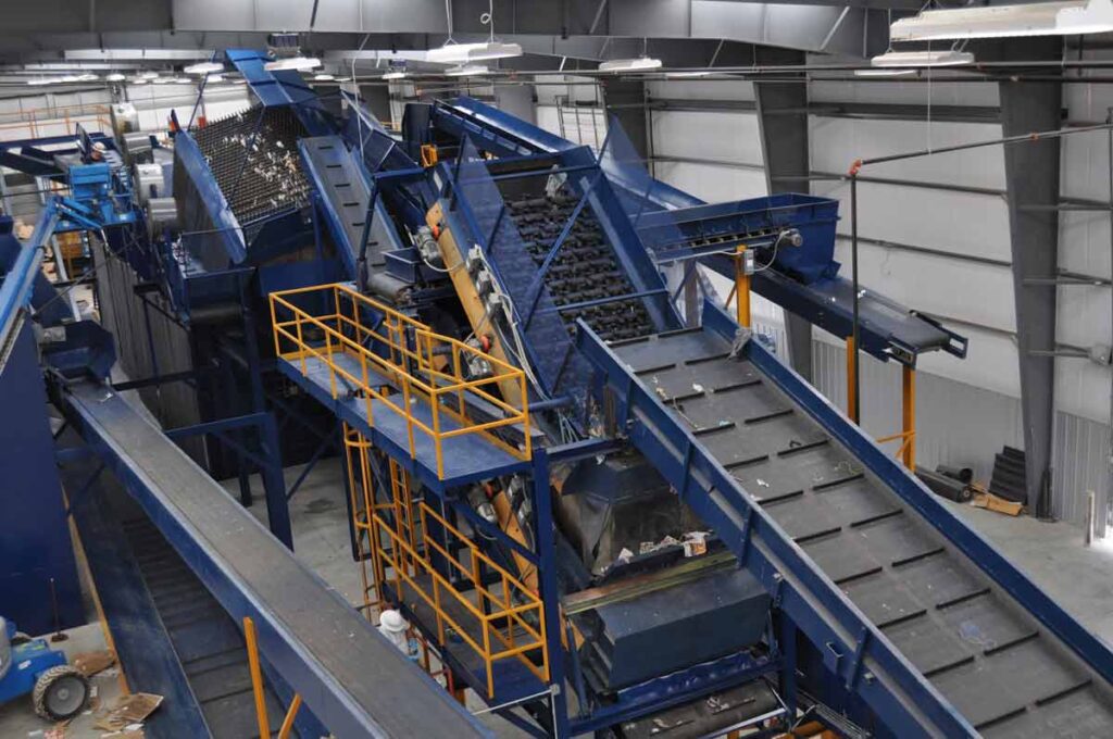 Texas Disposal systems Materials Recovery Facility Processing