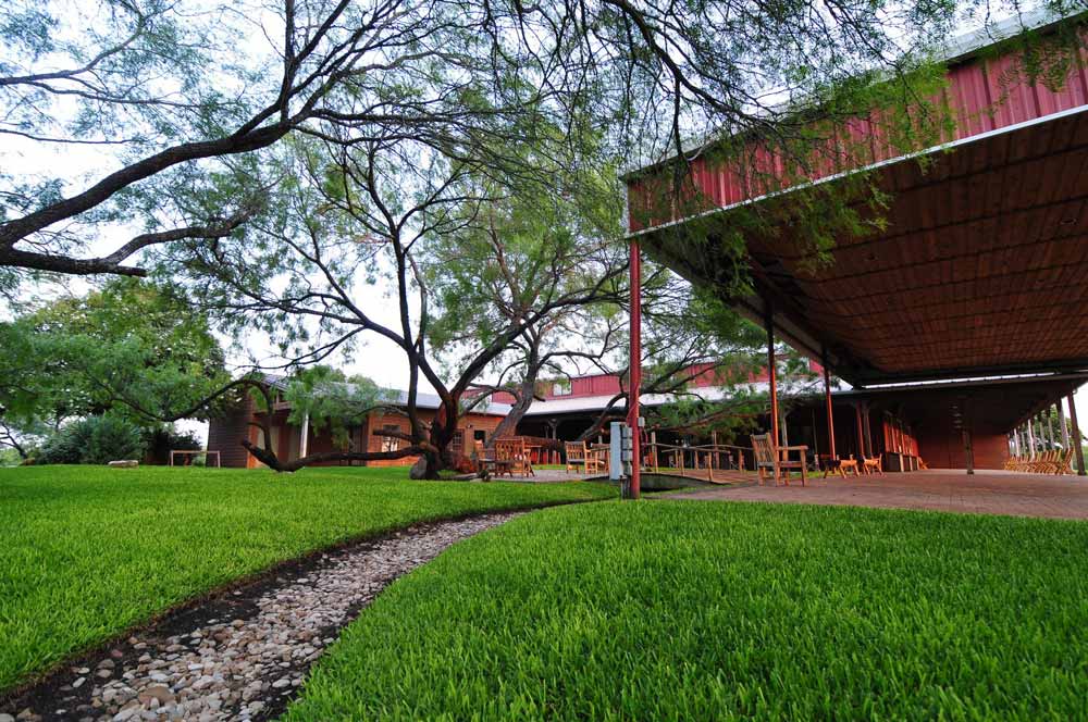 Exterior shot of Texas Disposal Systems' Exotic Game Ranch and Pavilion