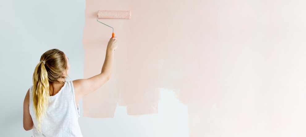 painting a wall