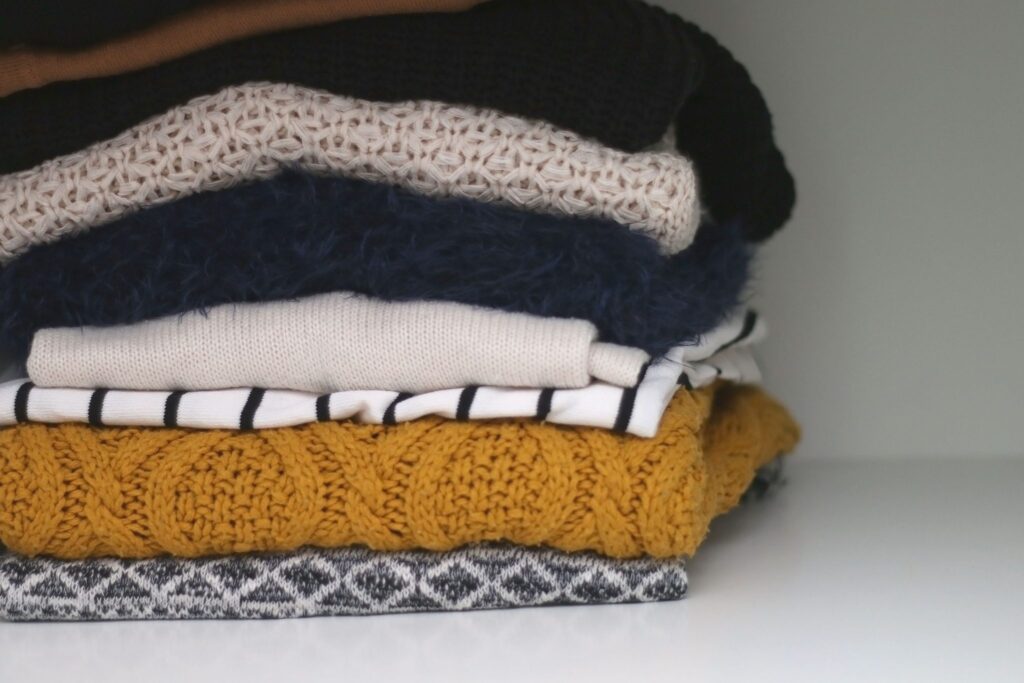 pile of clothes
